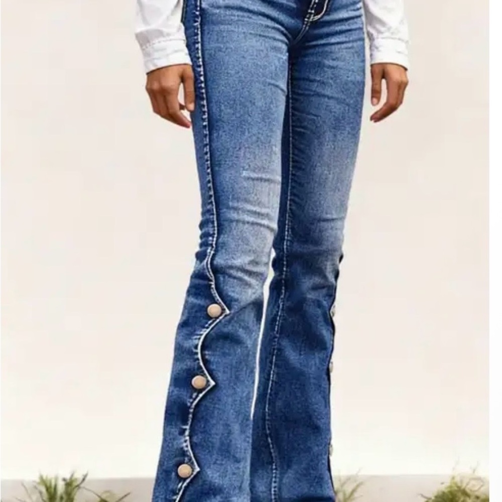 Flamingals High Rise Blue Jeans